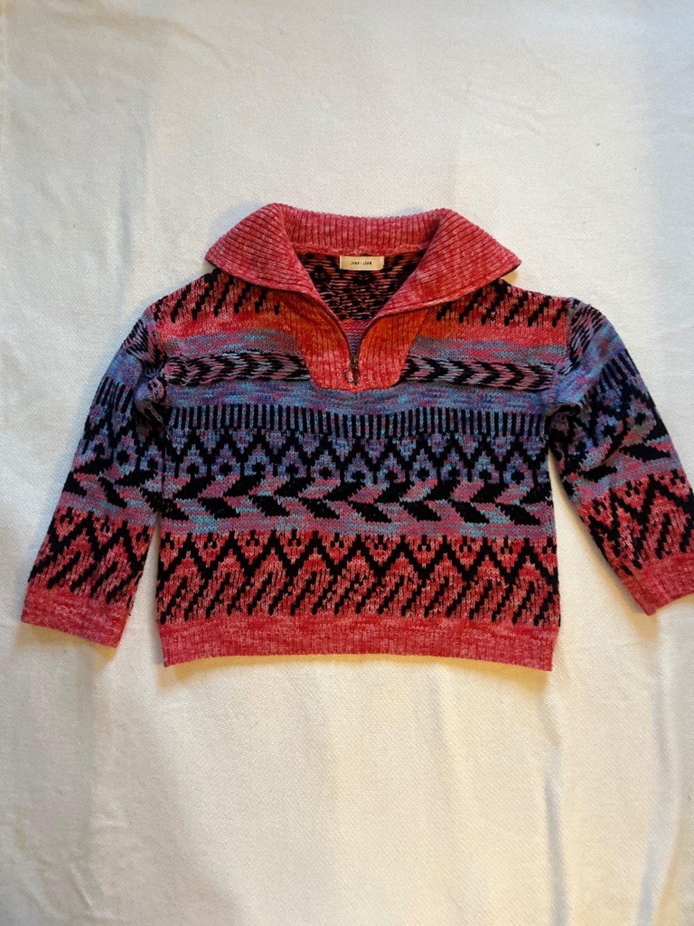 Anthropologie quarter zip sweater